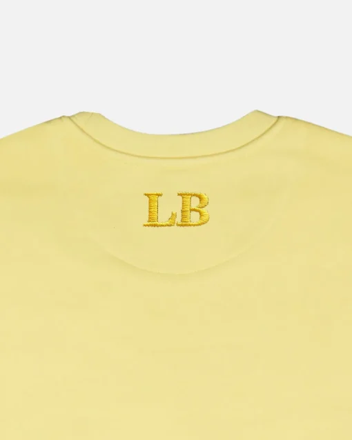 Lonbali Sudadera Happy Amarillo|Mujer Sudaderas