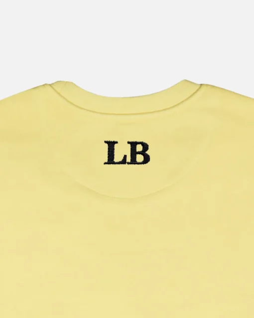 Lonbali Sudadera Happy Amarillo|Mujer Sudaderas