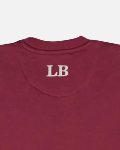 Lonbali Sudadera Logo Burdeos|Mujer Sudaderas