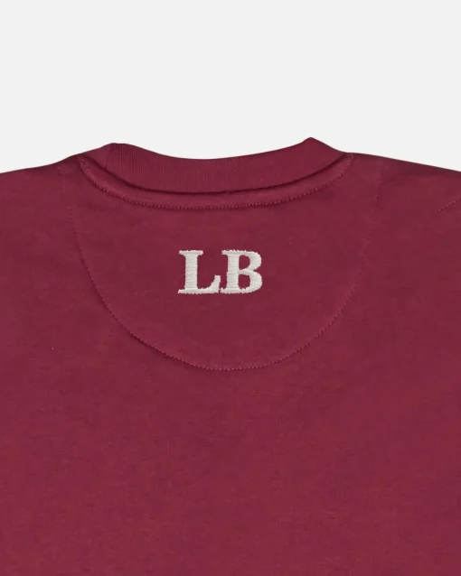 Lonbali Sudadera Logo Burdeos|Mujer Sudaderas
