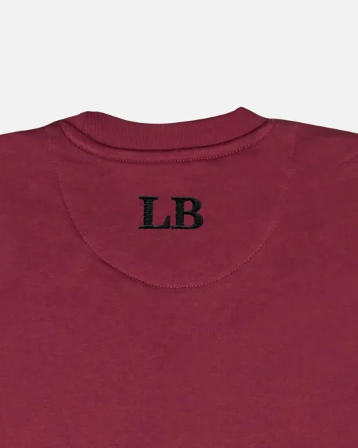 Lonbali Sudadera Logo Burdeos|Mujer Sudaderas