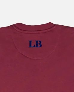 Lonbali Sudadera Logo Burdeos|Mujer Sudaderas