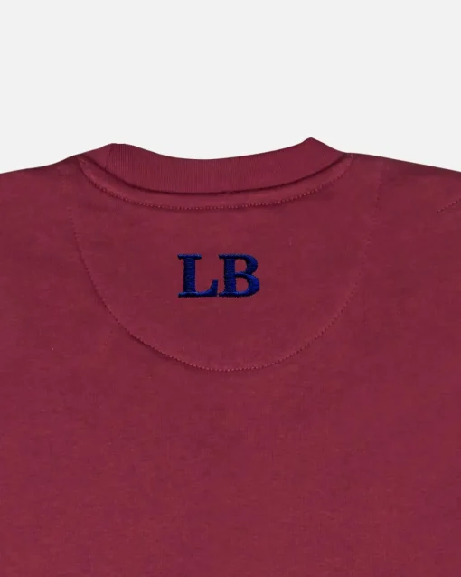 Lonbali Sudadera Logo Burdeos|Mujer Sudaderas