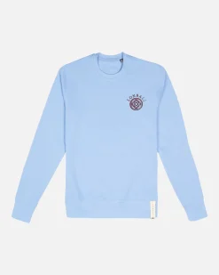 Lonbali Sudadera Logo Celeste|Mujer Sudaderas