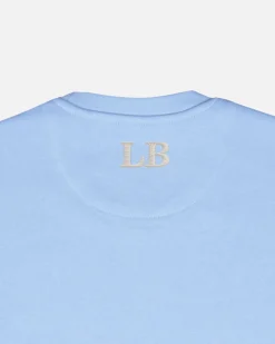 Lonbali Sudadera Logo Celeste|Mujer Sudaderas