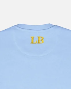 Lonbali Sudadera Logo Celeste|Mujer Sudaderas