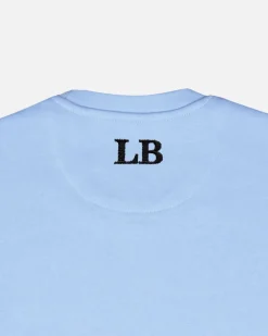 Lonbali Sudadera Logo Celeste|Mujer Sudaderas