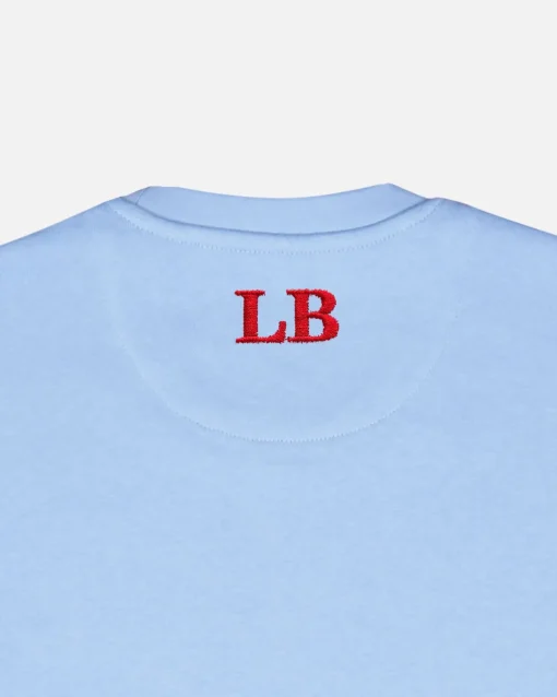 Lonbali Sudadera Logo Celeste|Mujer Sudaderas