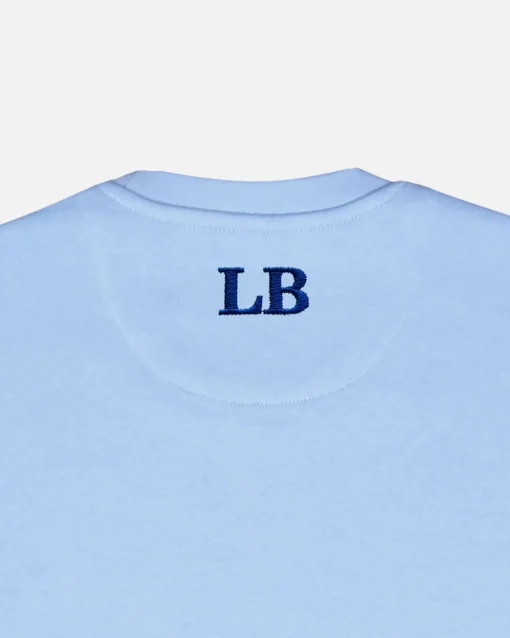 Lonbali Sudadera Logo Celeste|Mujer Sudaderas
