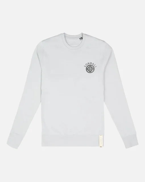 Lonbali Sudadera Logo Gris Claro|Mujer Ropa Deportiva