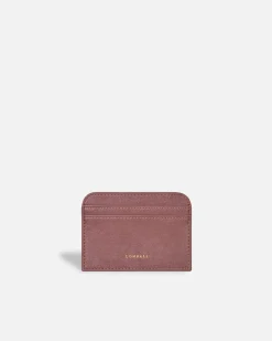 Lonbali Tarjetero Crackled Nude| Carteras Y Monederos