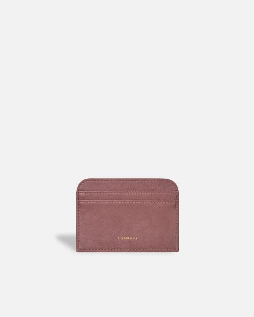 Lonbali Tarjetero Crackled Nude| Carteras Y Monederos