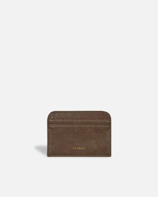 Lonbali Tarjetero Crackled Stone| Carteras Y Monederos
